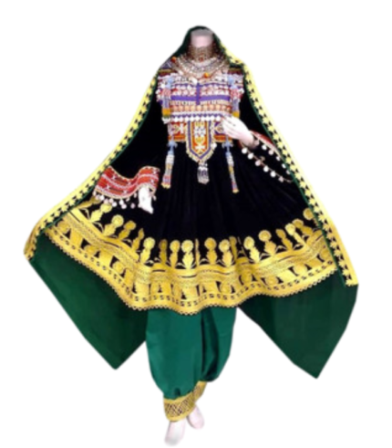 Muslim Wedding Clothes In Black Velvet